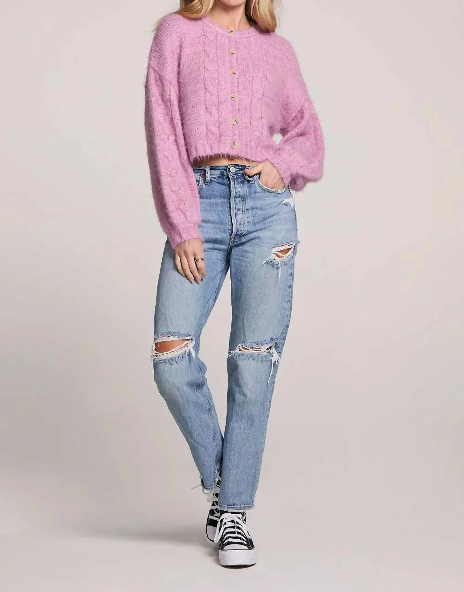 Aimee Sweater In Orchid