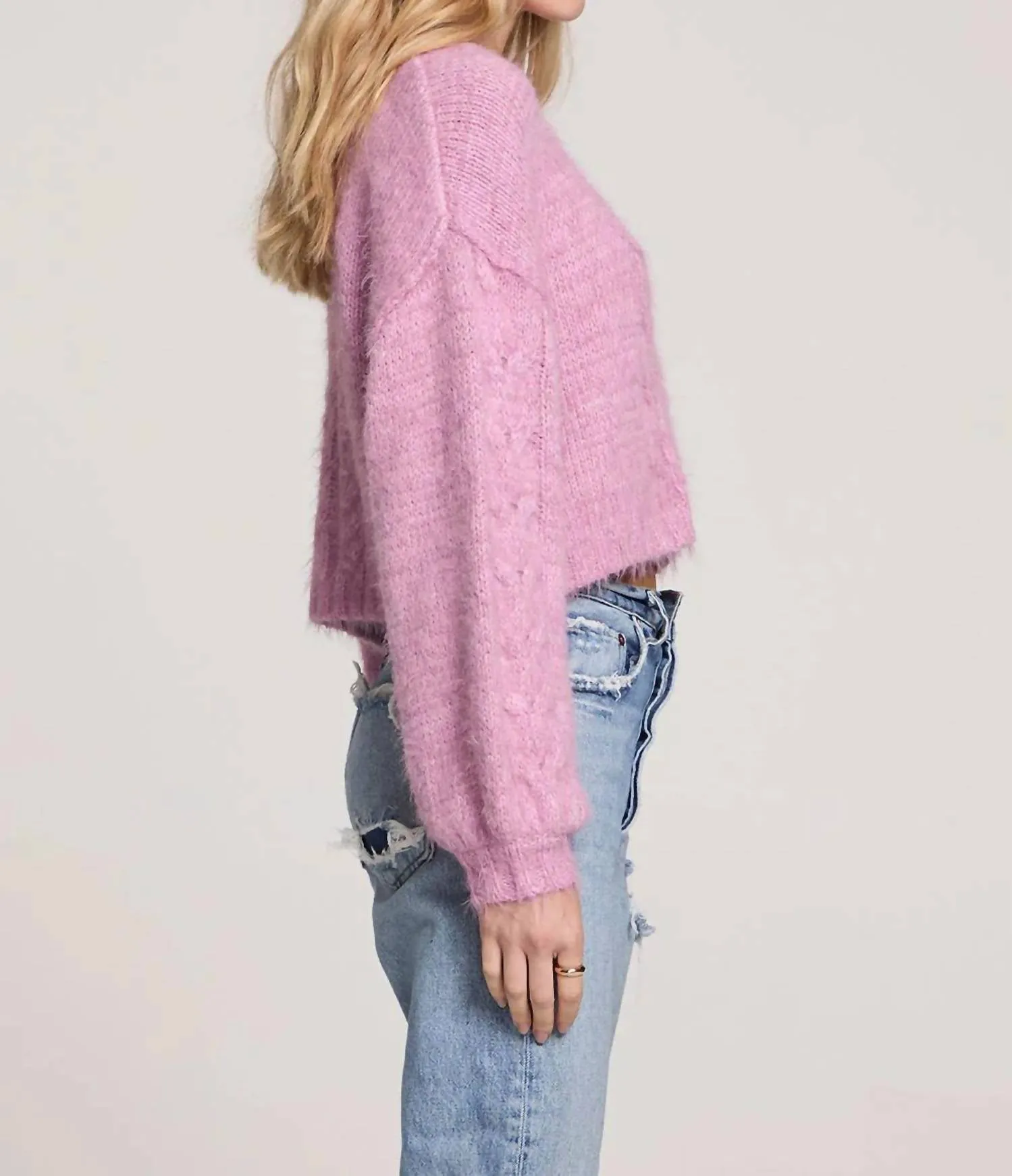 Aimee Sweater In Orchid