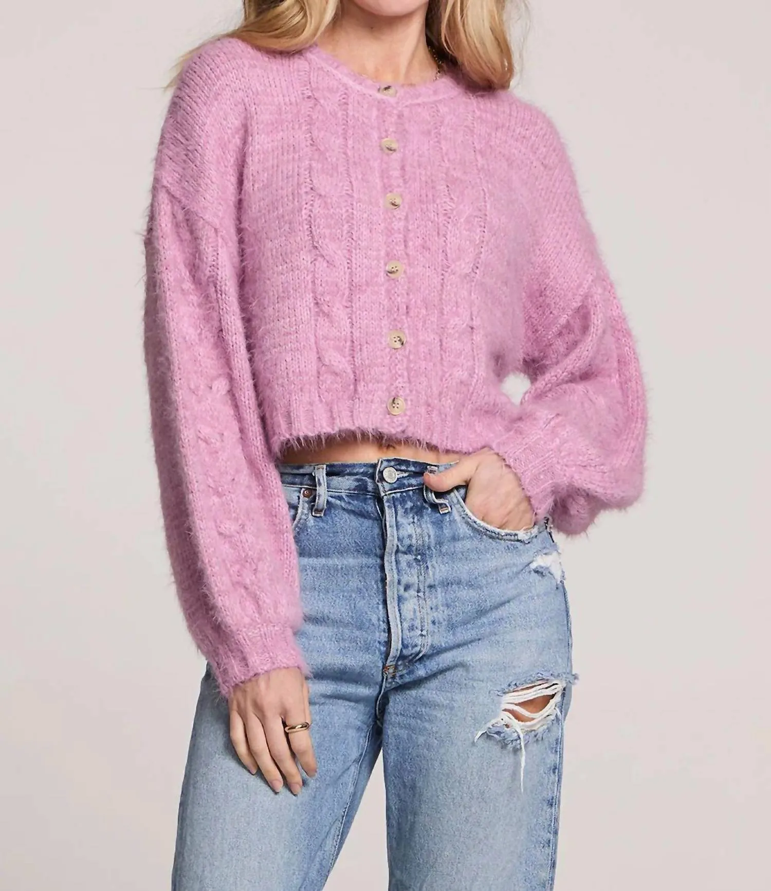 Aimee Sweater In Orchid