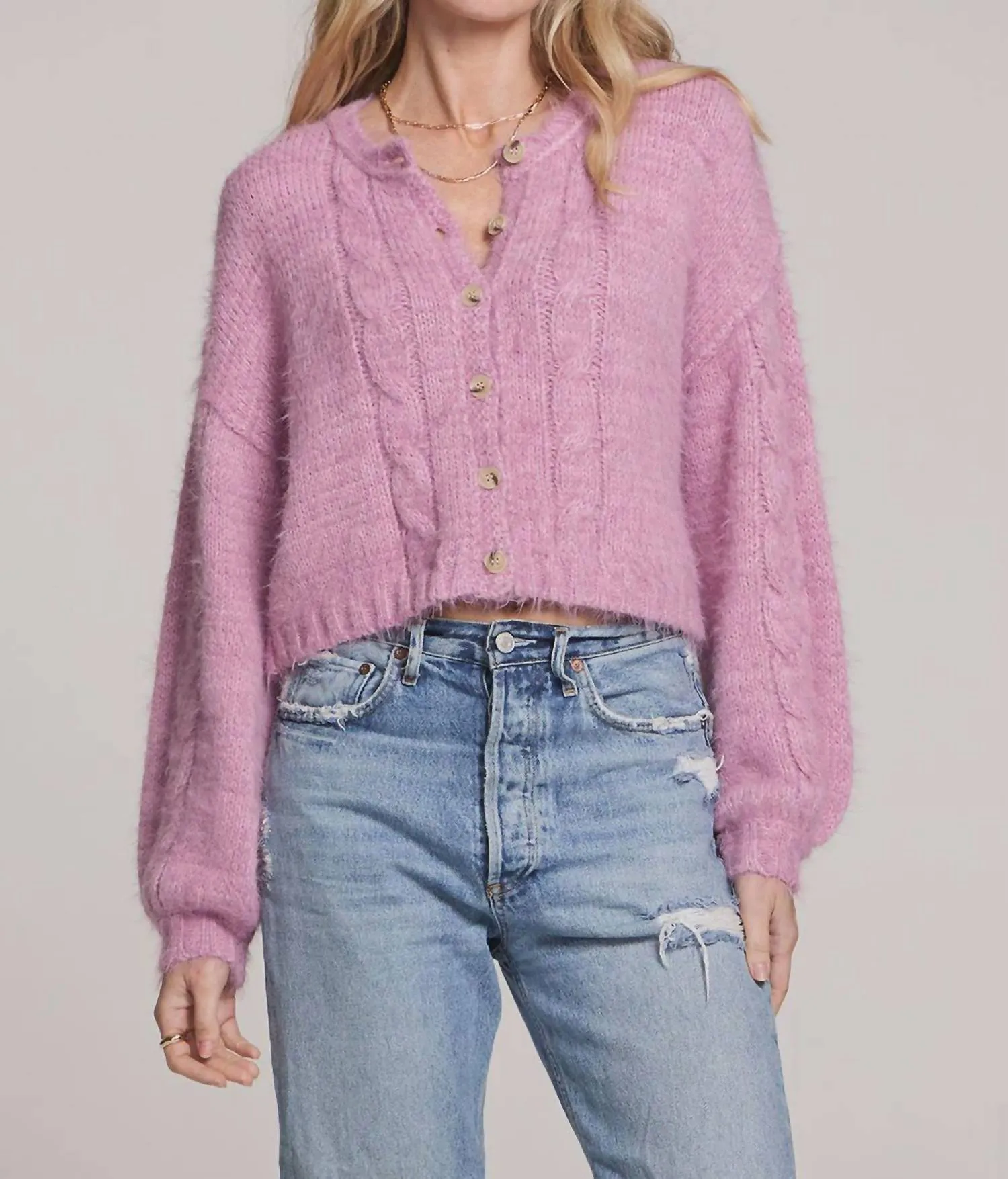 Aimee Sweater In Orchid