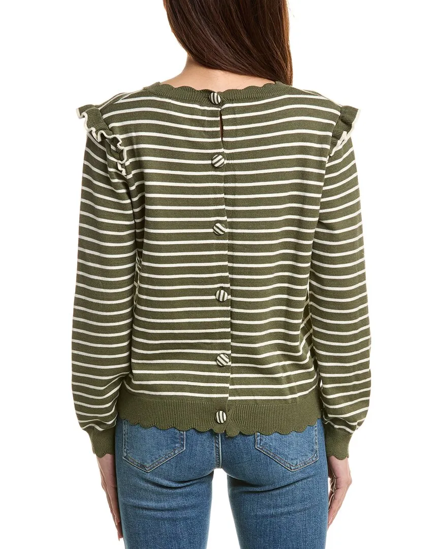 ANNA KAY Striped Cashmere-Blend