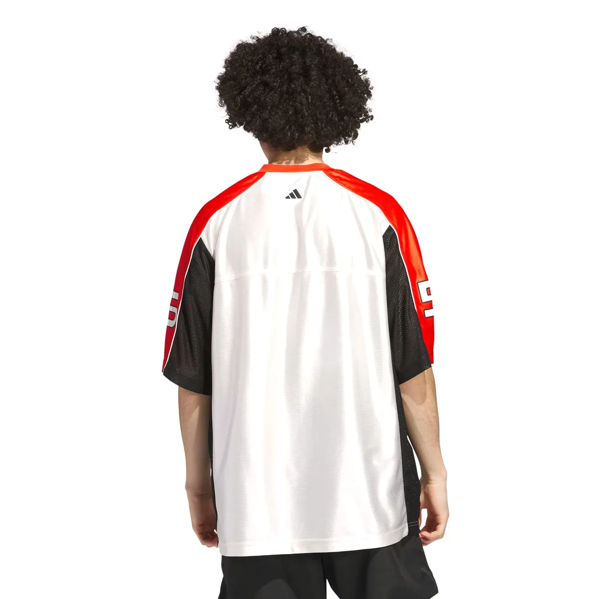   Anthony Edwards Short Sleeve Jersey 'Cloud White Active Red'