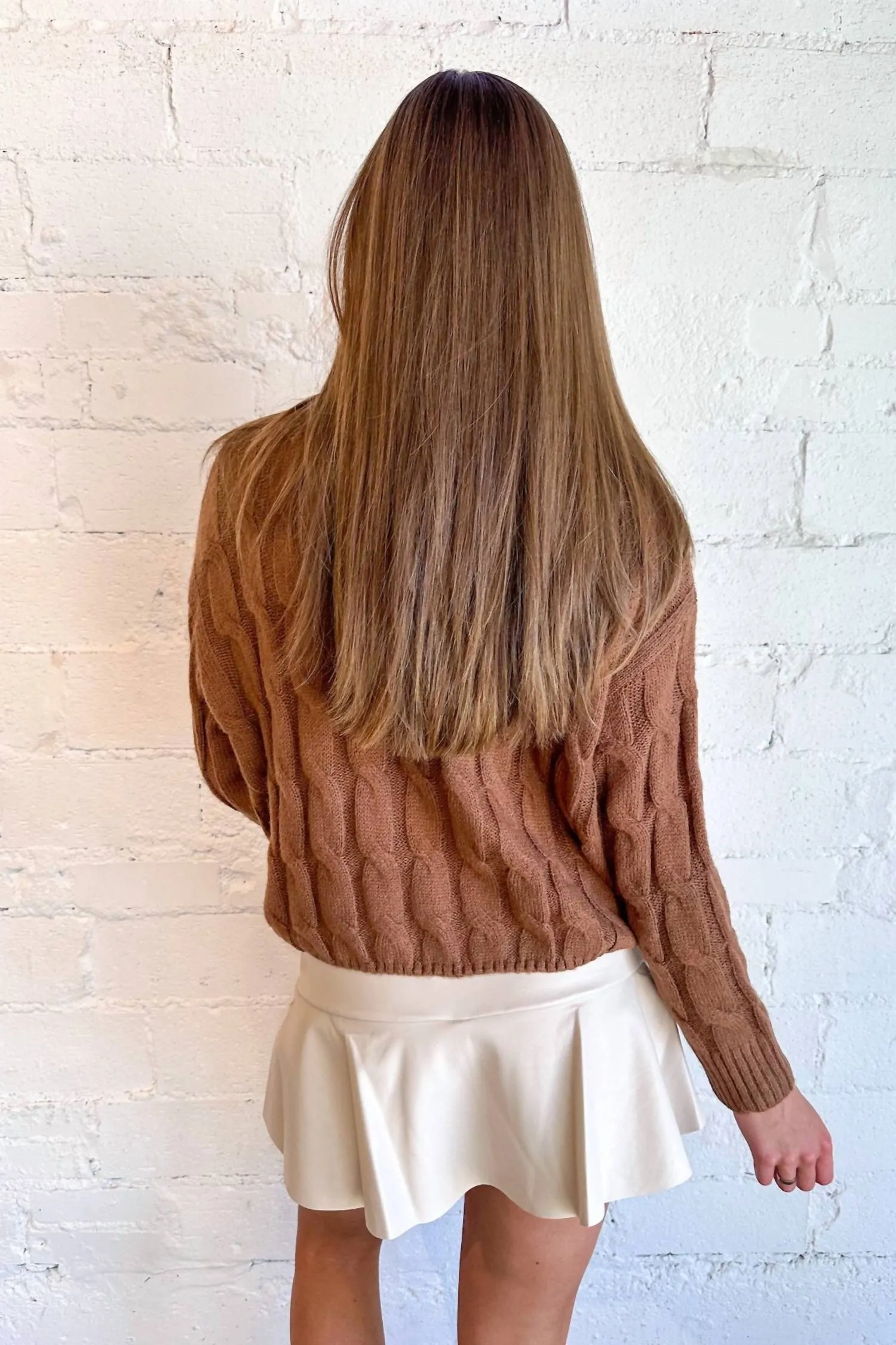 Ariana Sweater In Brown