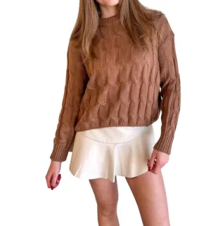 Ariana Sweater In Brown