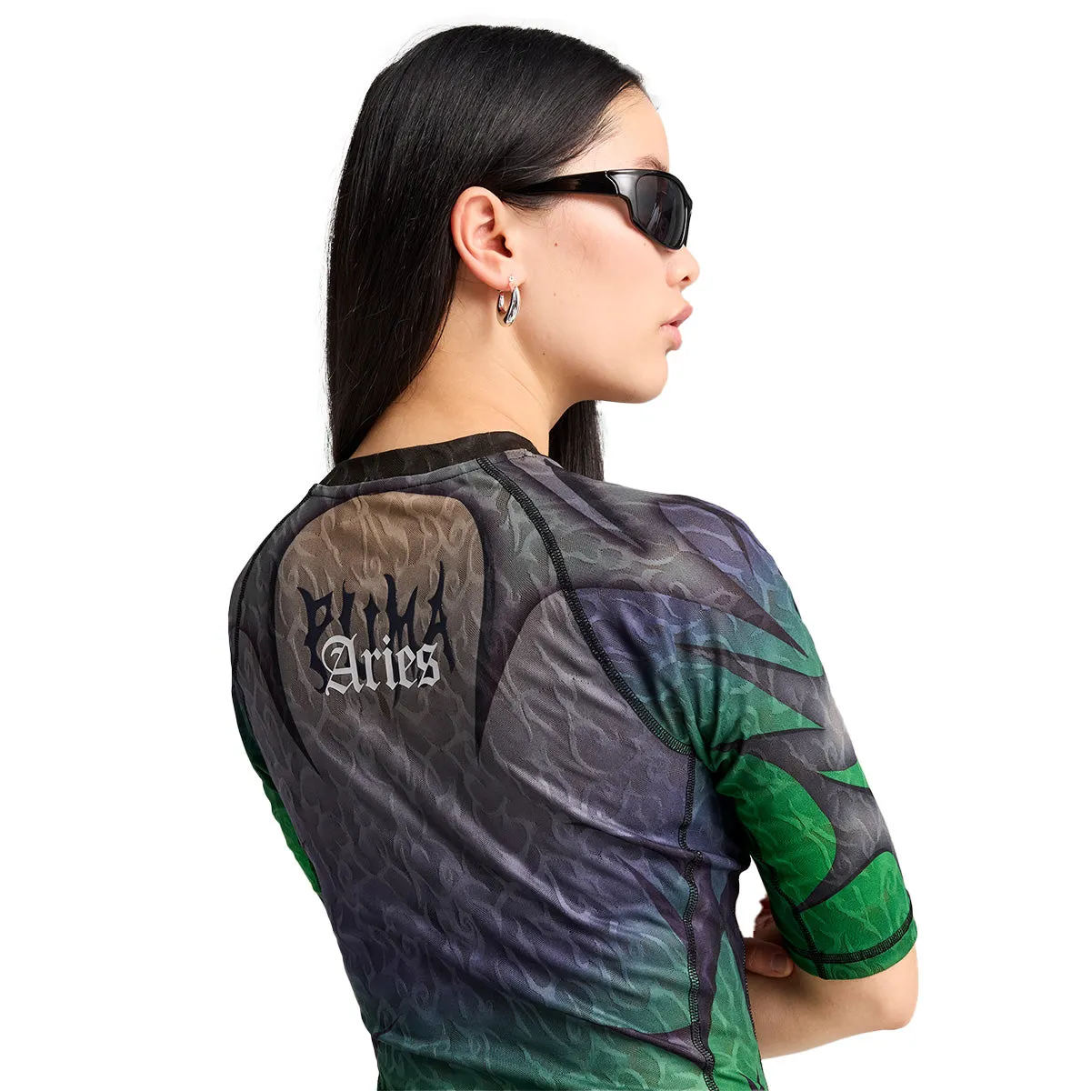   Aries Dress 'Fluro Green Pes'