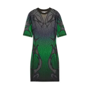   Aries Dress 'Fluro Green Pes'
