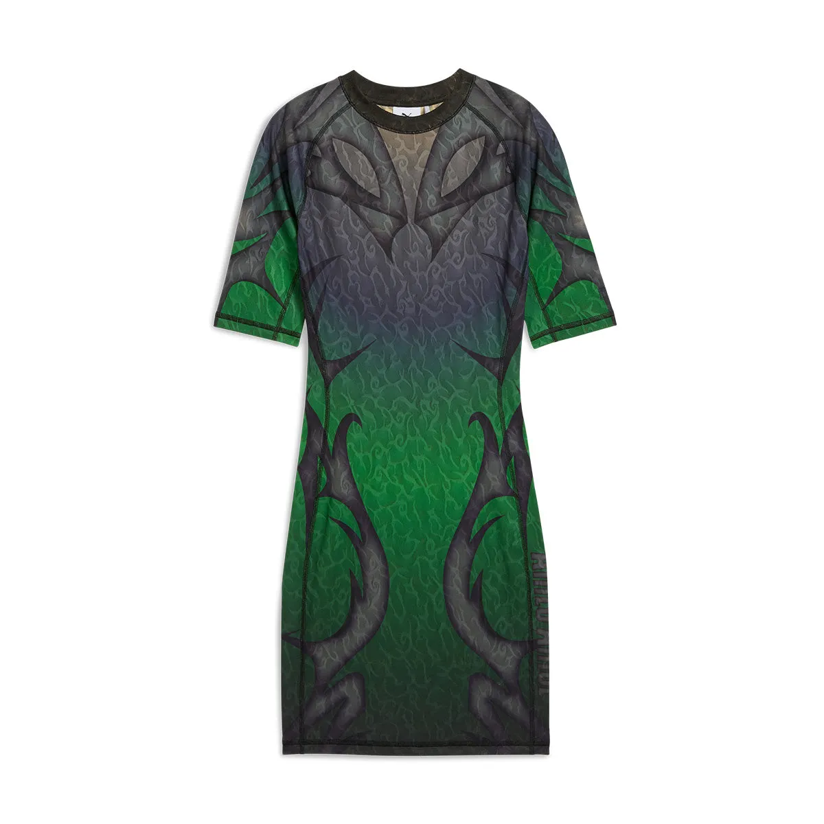  Aries Dress 'Fluro Green Pes'