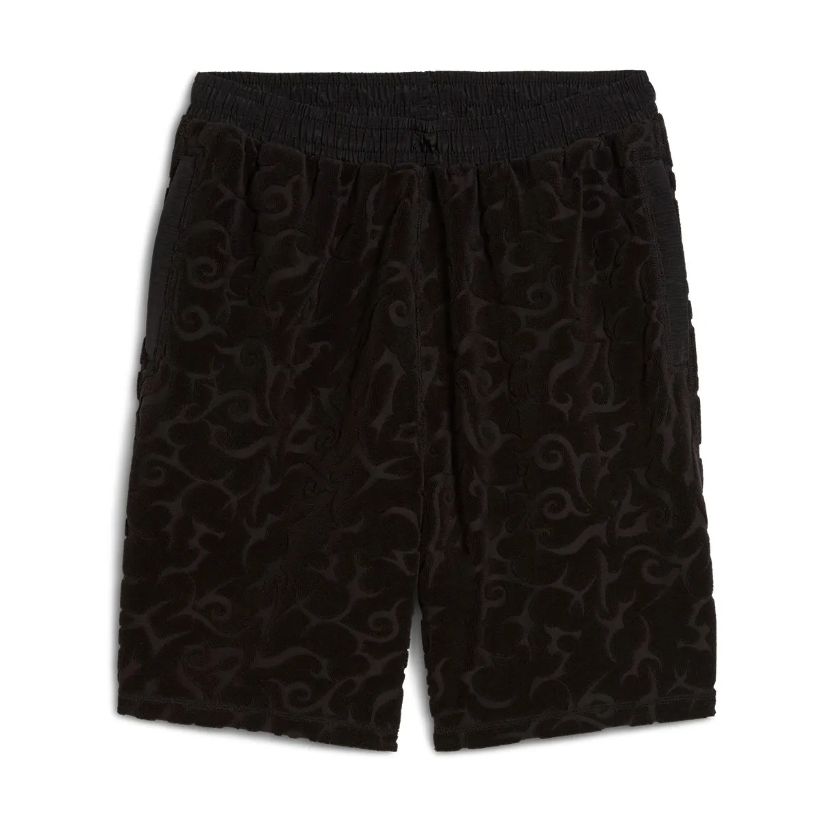   Aries Toweling Shorts 'PUMA Black'