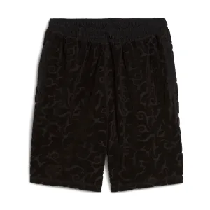  Aries Toweling Shorts 'PUMA Black'