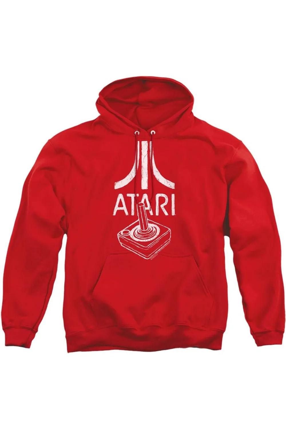 Atari Joystick Logo Adult Pull Over Hoodie