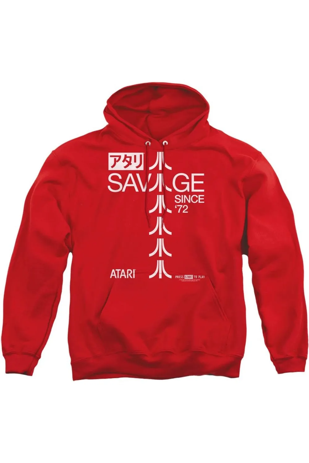Atari Savage 72 Adult Pull Over Hoodie