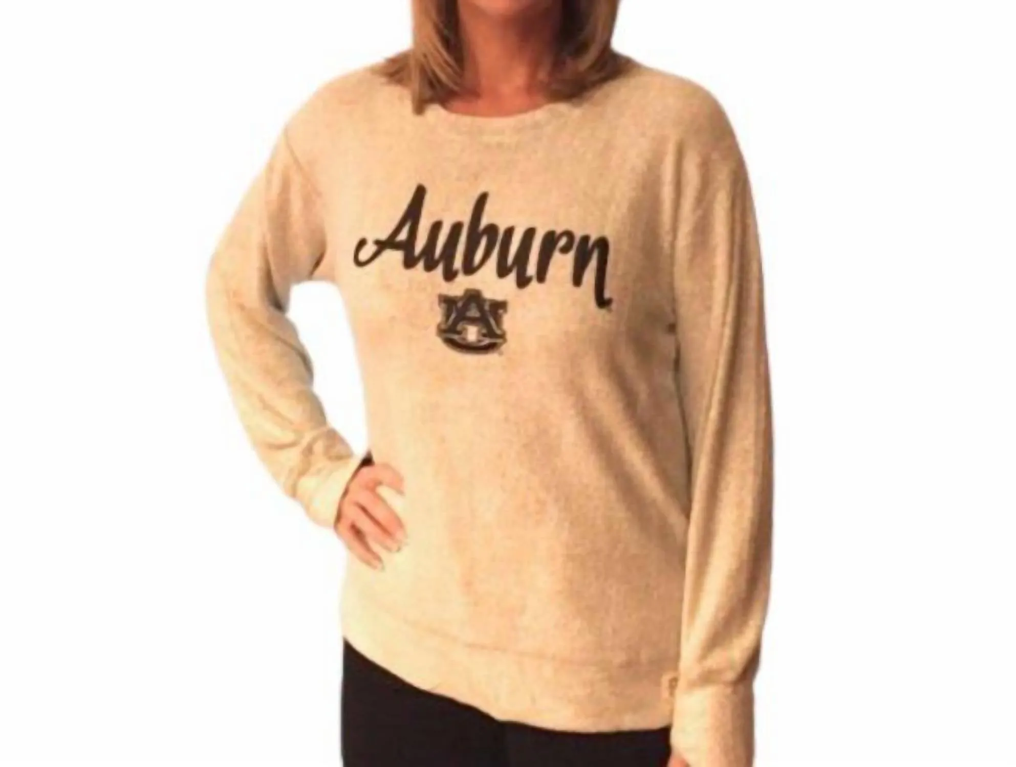 Auburn University Kalamazoo Top In Heather Grey