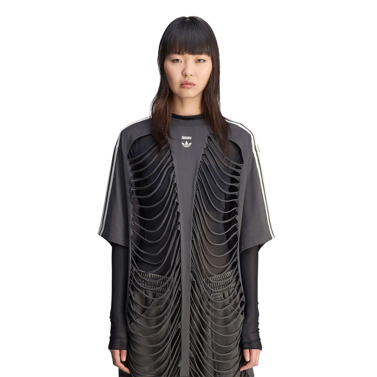  Avavav Cut Out Tee 'Carbon'