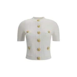 Balmain Cardigan whit Women's botton