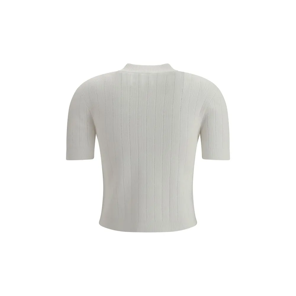 Balmain Cardigan whit Women's botton