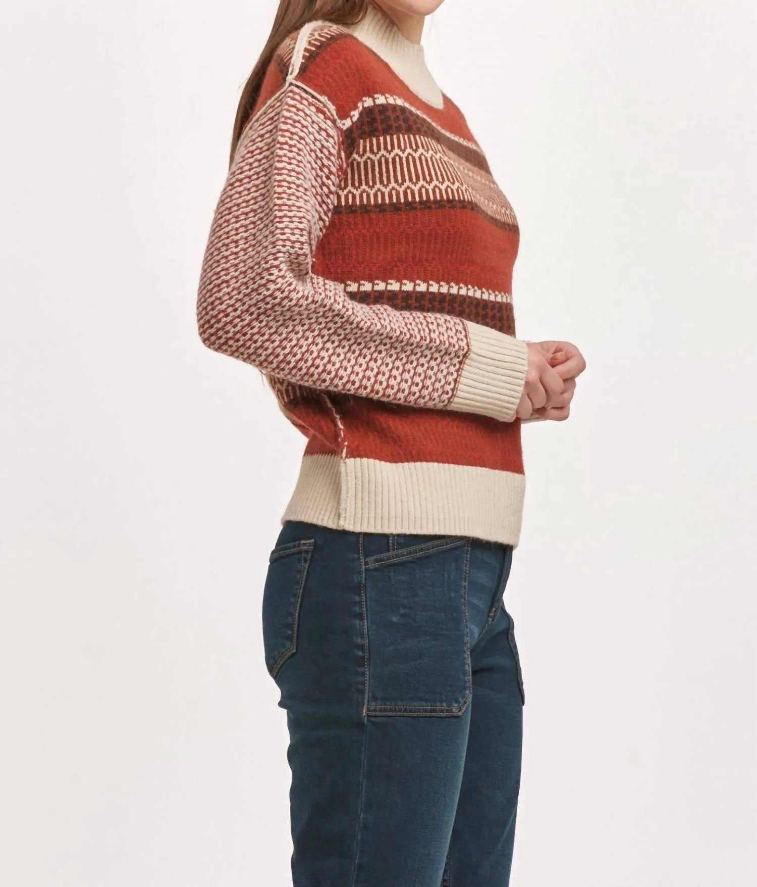 Barbara Sweater In Gingerbread House