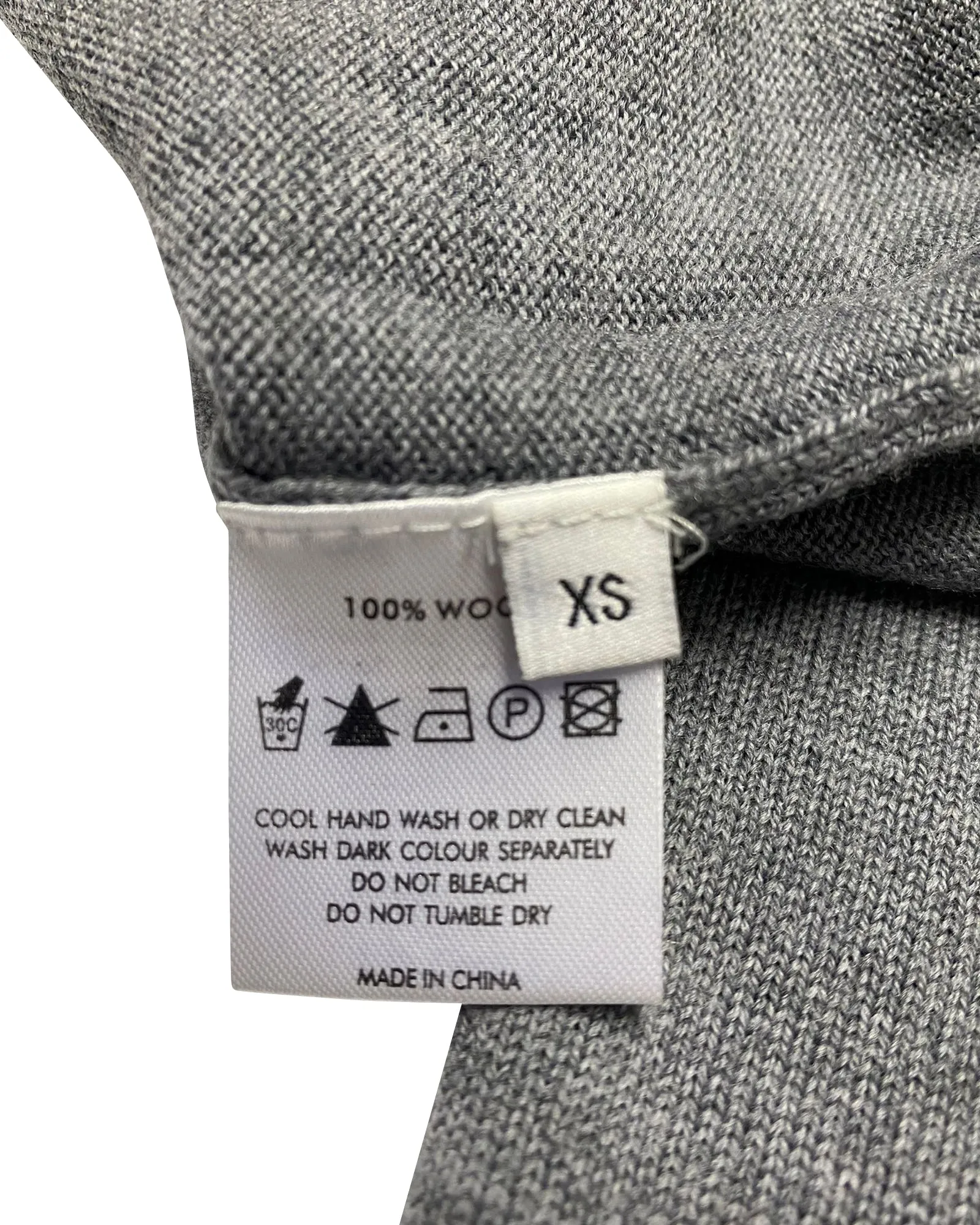 Bella Freud Cherry Bomb Sweater in Grey Wool