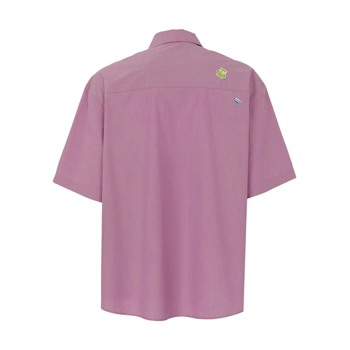 Boxy Wrap Shirt 'Purple Black'