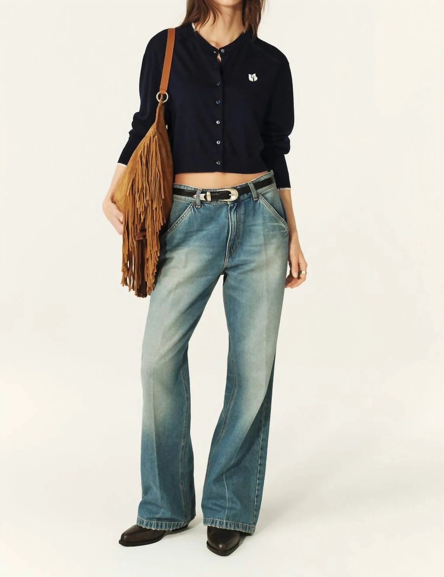 Branice Cardigan In Marine