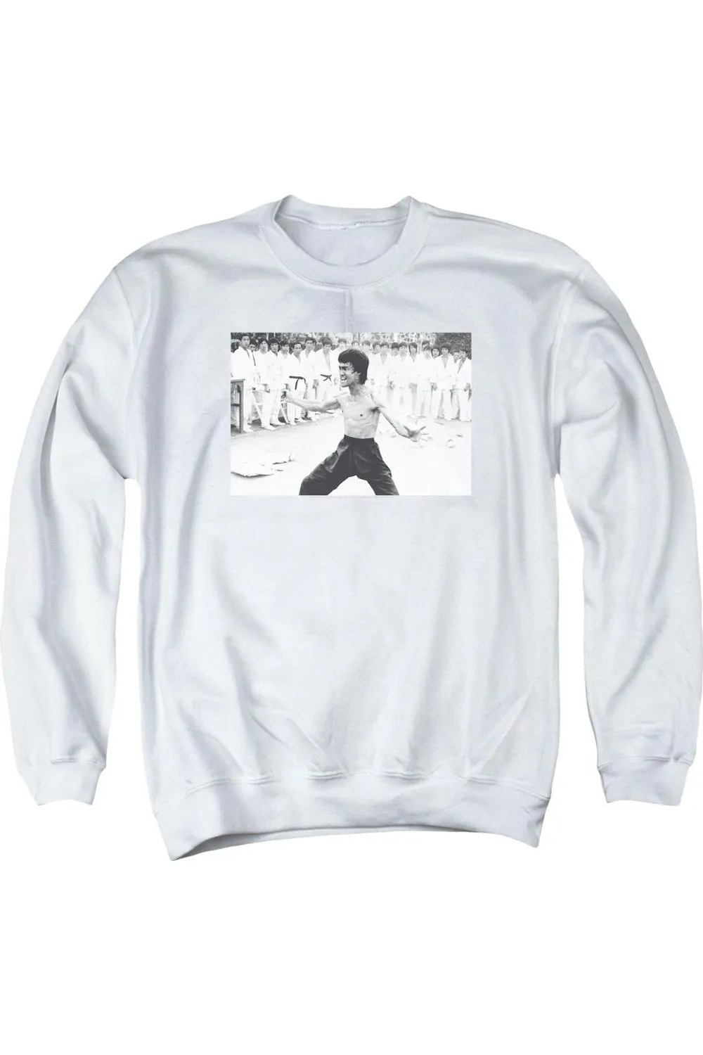 Bruce Lee Triumphant Adult Crewneck Sweatshirt