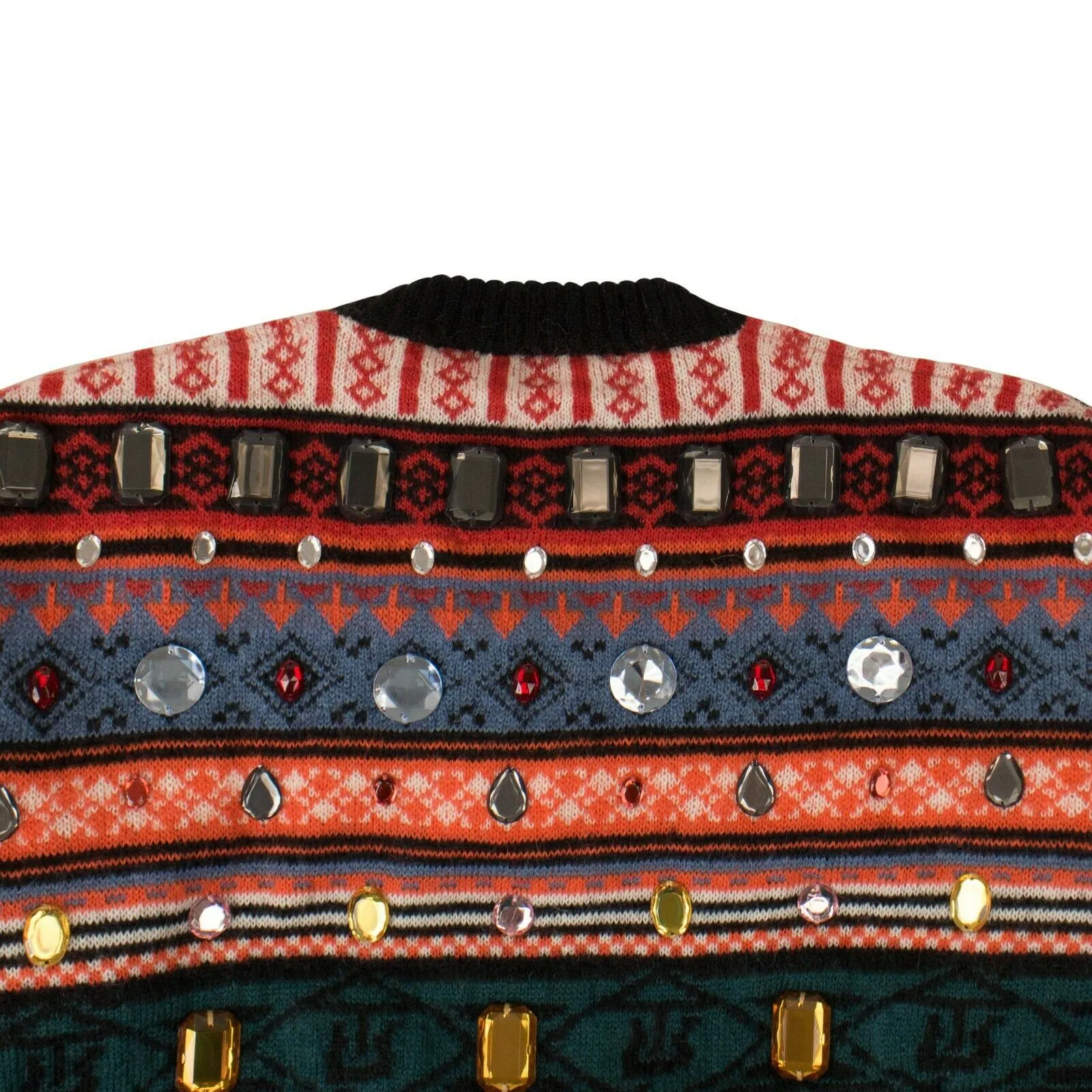 Burberry Oversized Sweater - Red/Multi