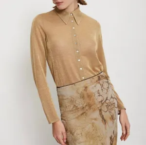 Button Up Jacket Shirt In Varunica