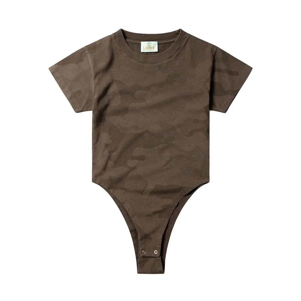 Camo Temple Bodysuit 'Dark Olive'