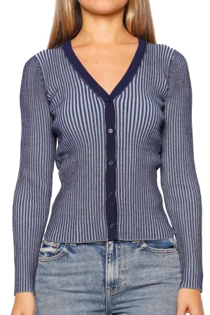 Cargo Cardigan In Blue