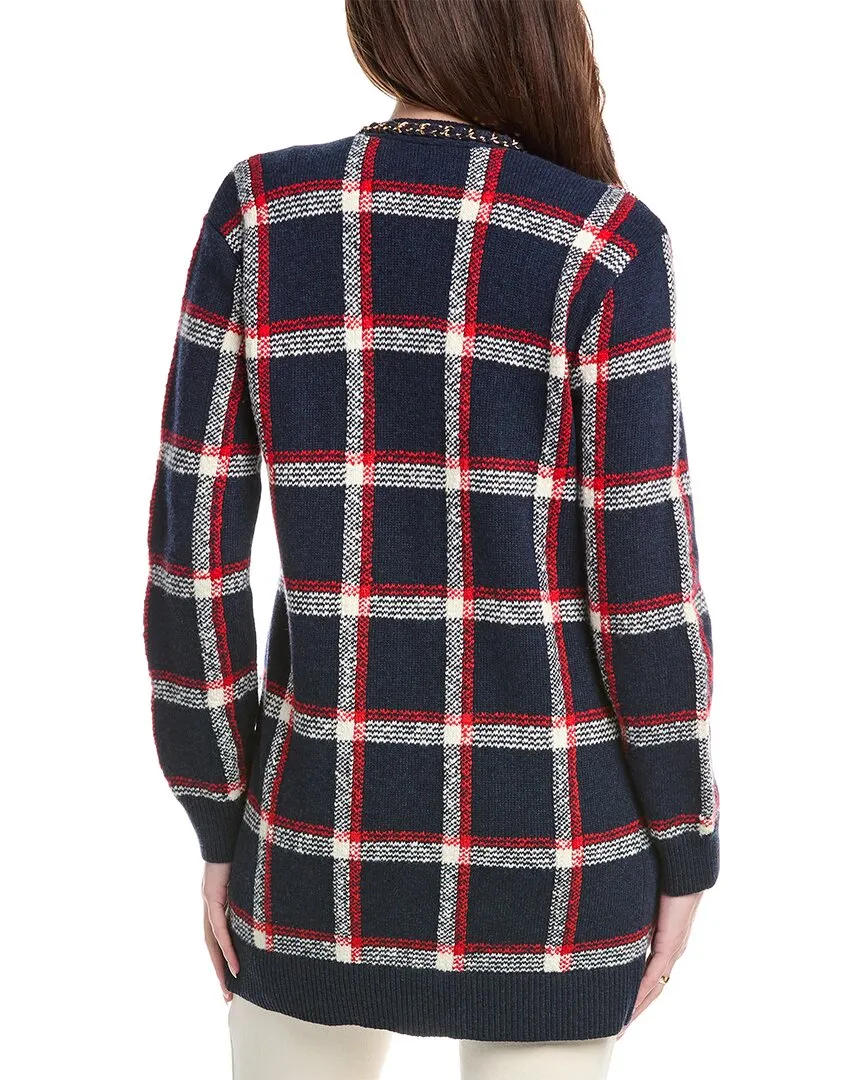Carolina Herrera V-Neck Wool Cardigan