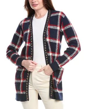 Carolina Herrera V-Neck Wool Cardigan