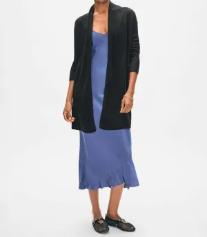 Cashmere Trapeze Cardigan In Black