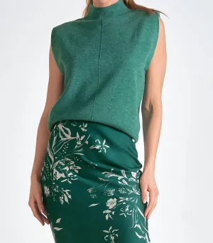 Chelcie Sweater In Dark Green