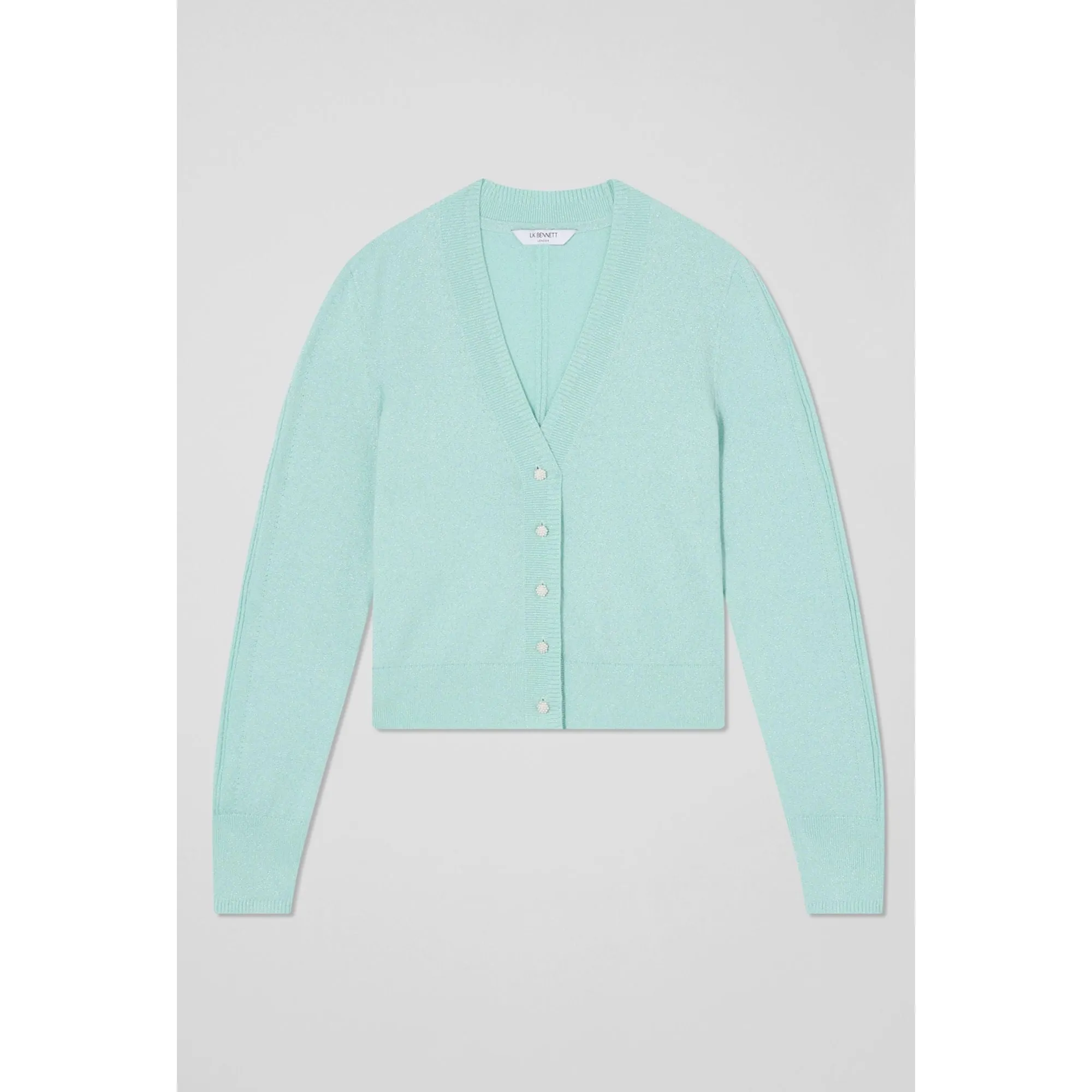 Coco Green And Silver Cardigan