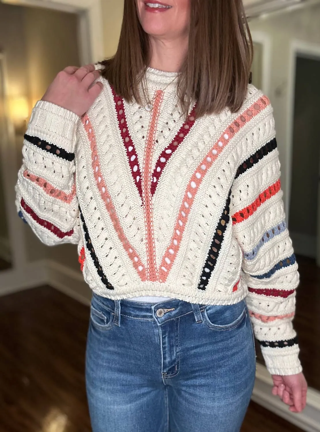 Combo Sweater In Multi