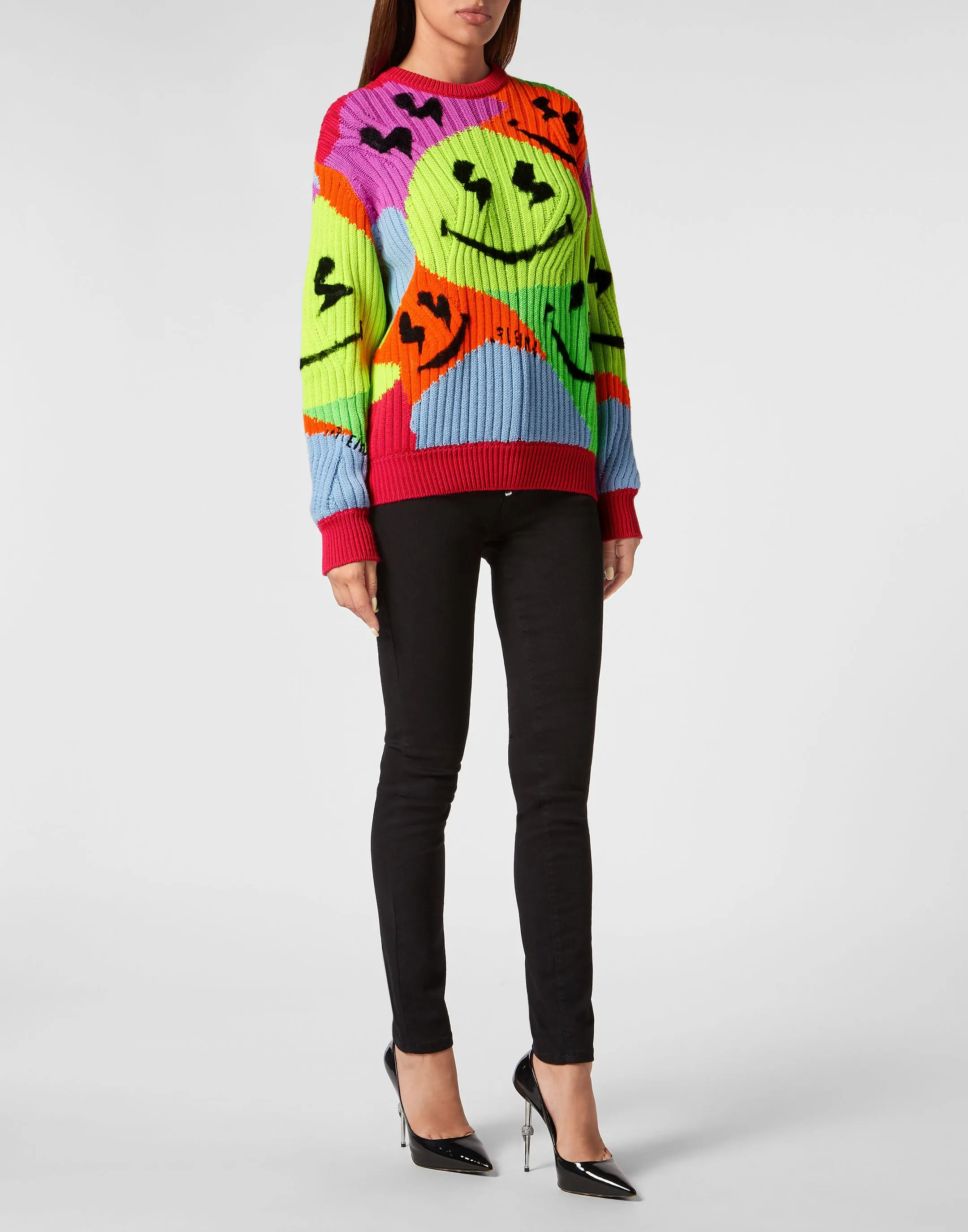 Cotton Blend Roundneck Smile
