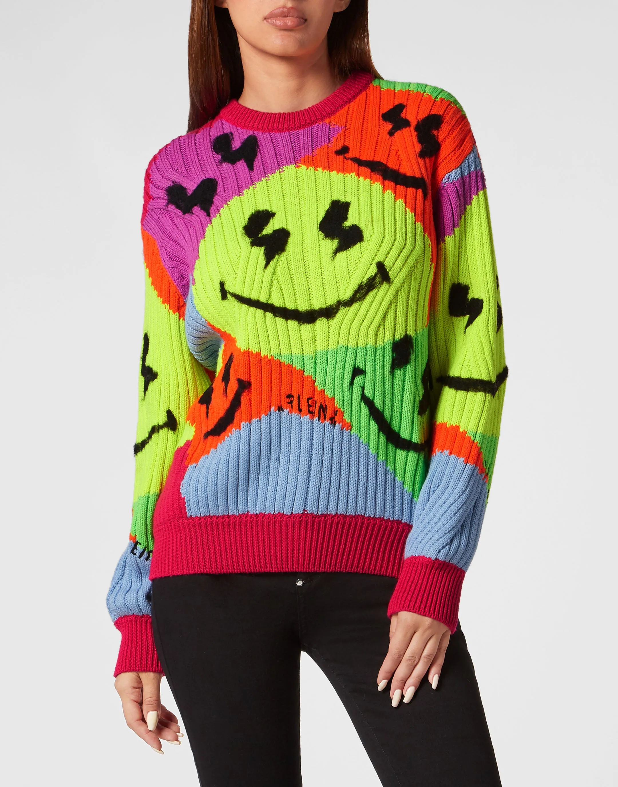 Cotton Blend Roundneck Smile