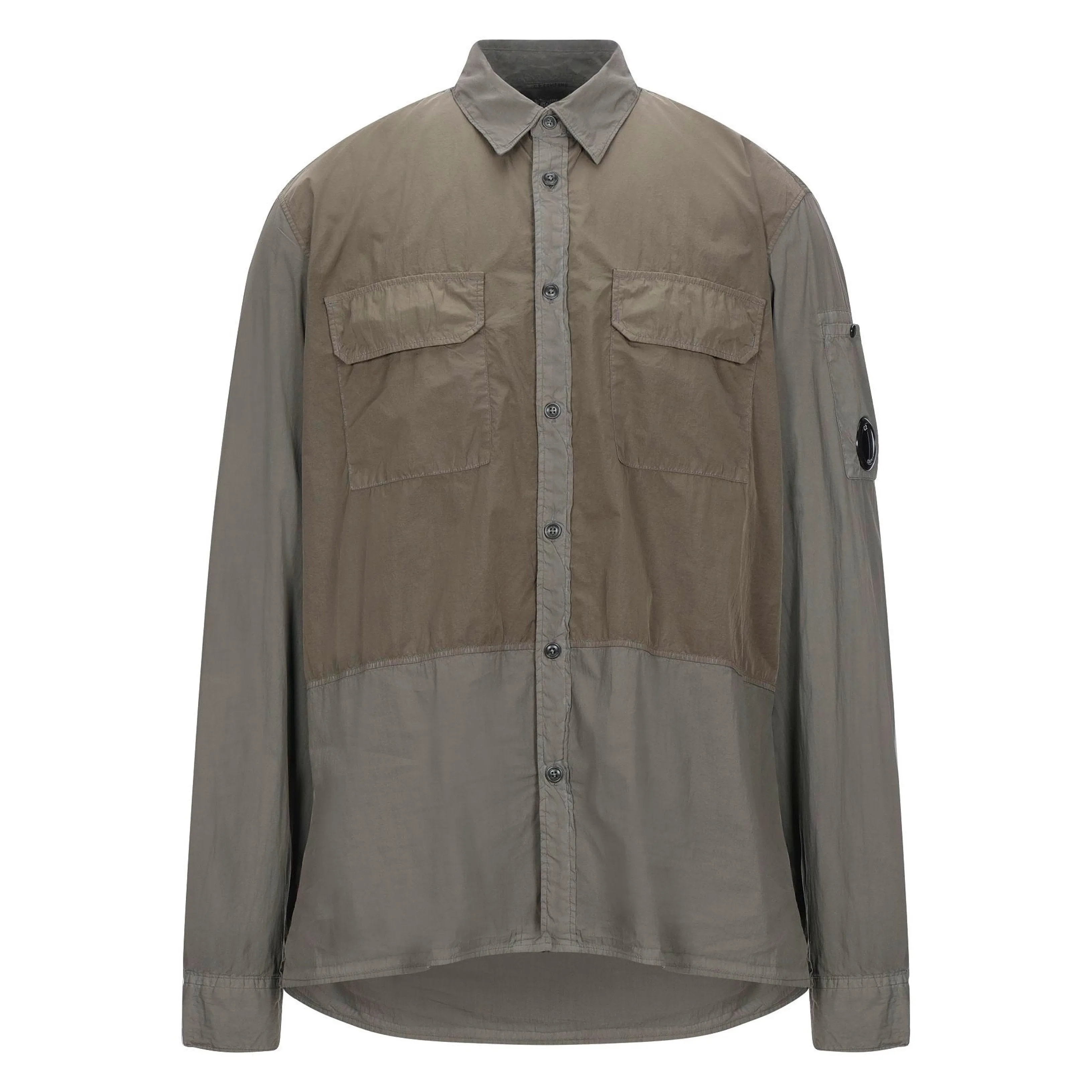 CP Company 50 Fili Mixed Arm Lens Overshirt