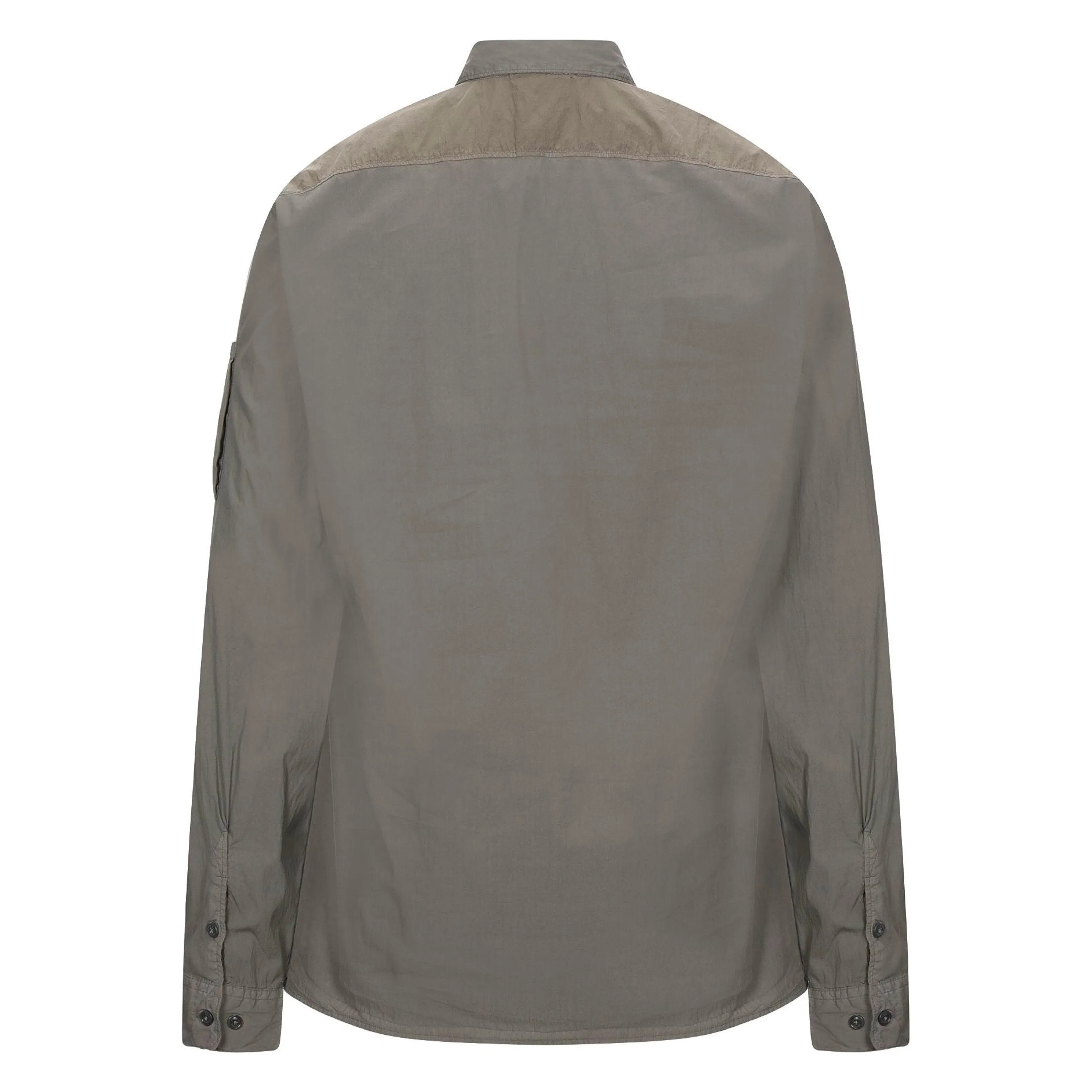CP Company 50 Fili Mixed Arm Lens Overshirt