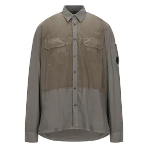 CP Company 50 Fili Mixed Arm Lens Overshirt