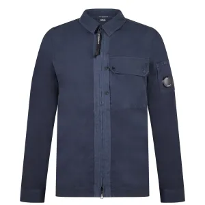 CP Company Navy Arm Lens Zip Overshirt