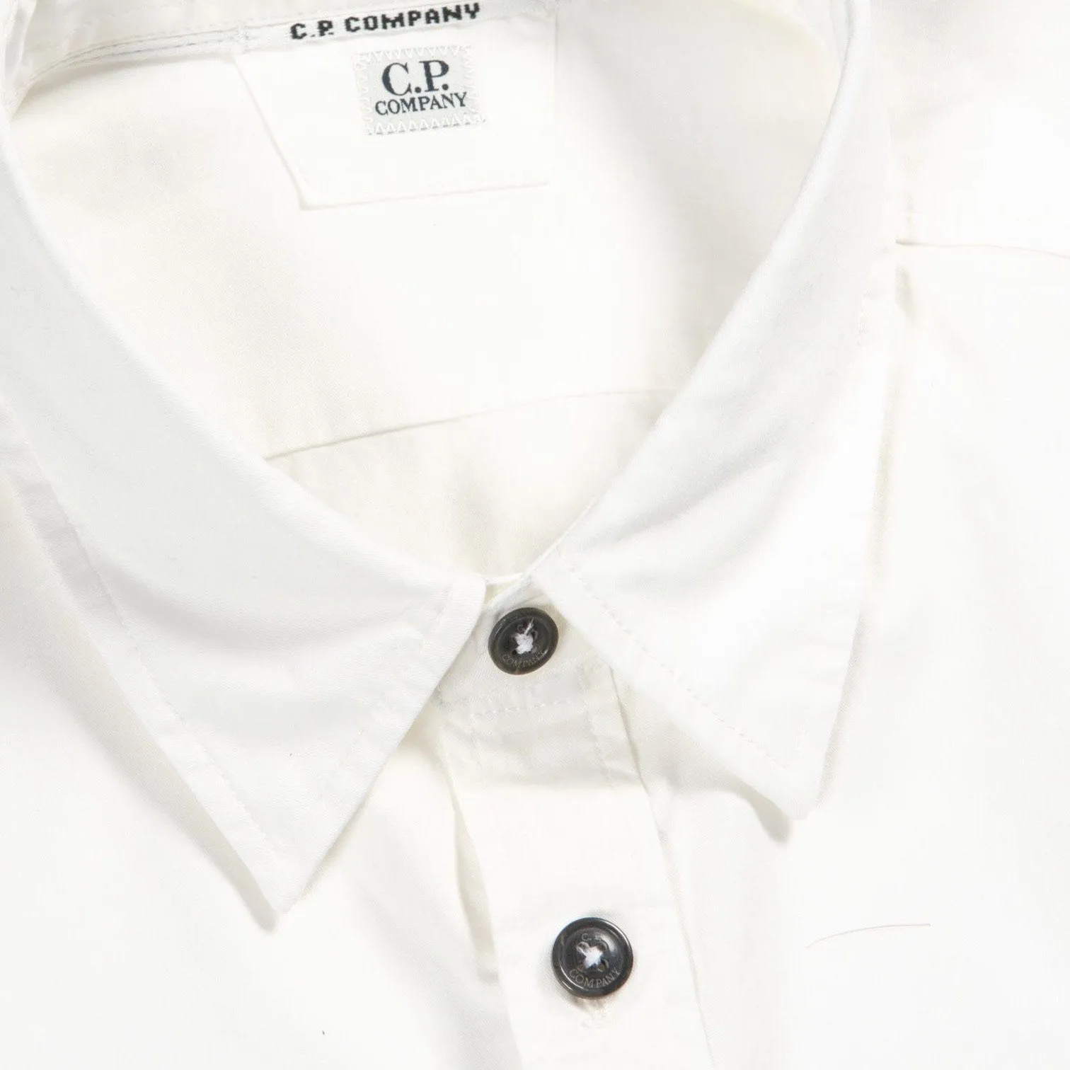 CP Company White Arm Lens Shirt
