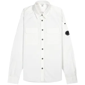 CP Company White Arm Lens Shirt