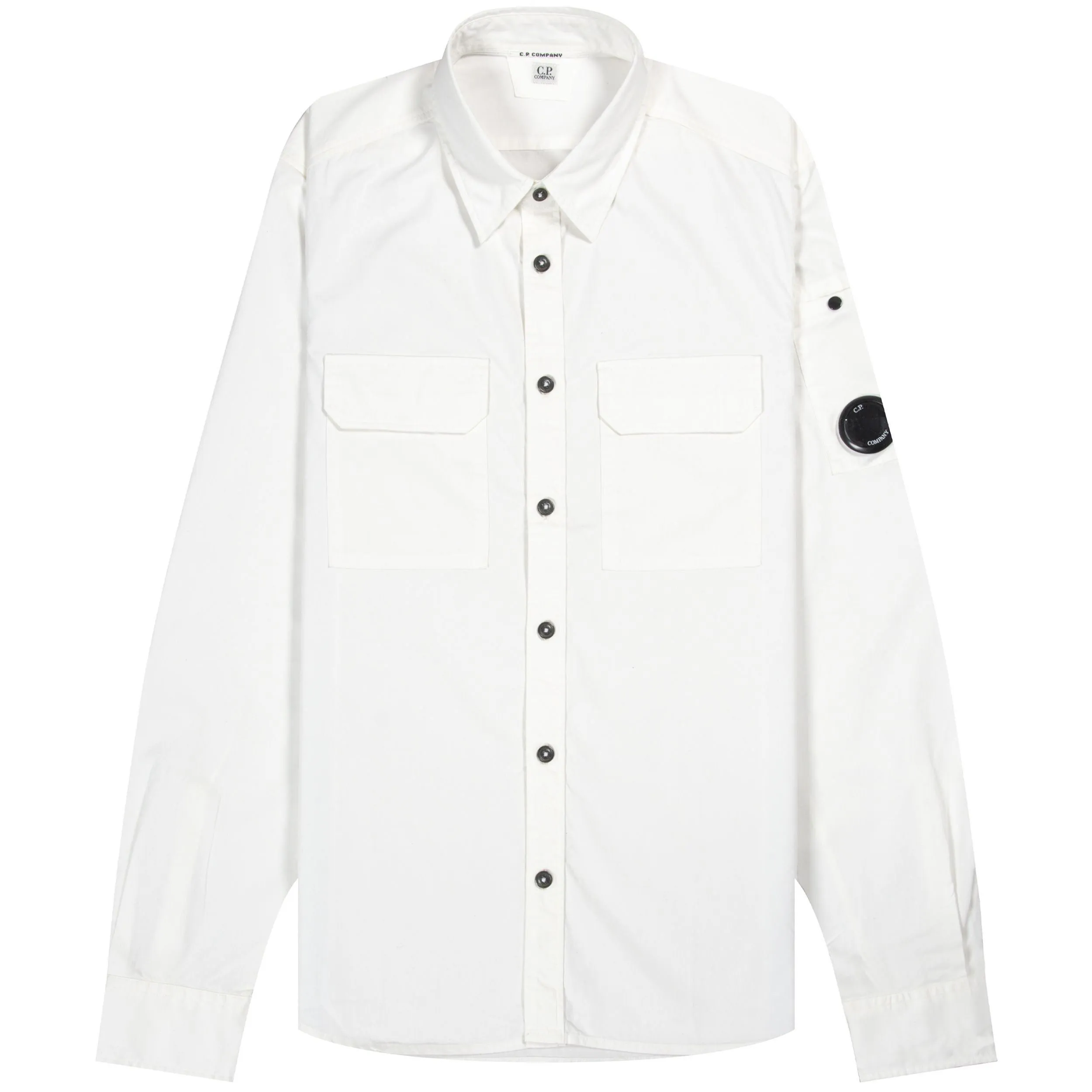 CP Company White Arm Lens Shirt
