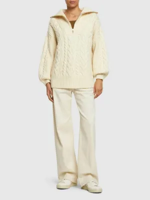 Daria Knit Sweater In Taupe