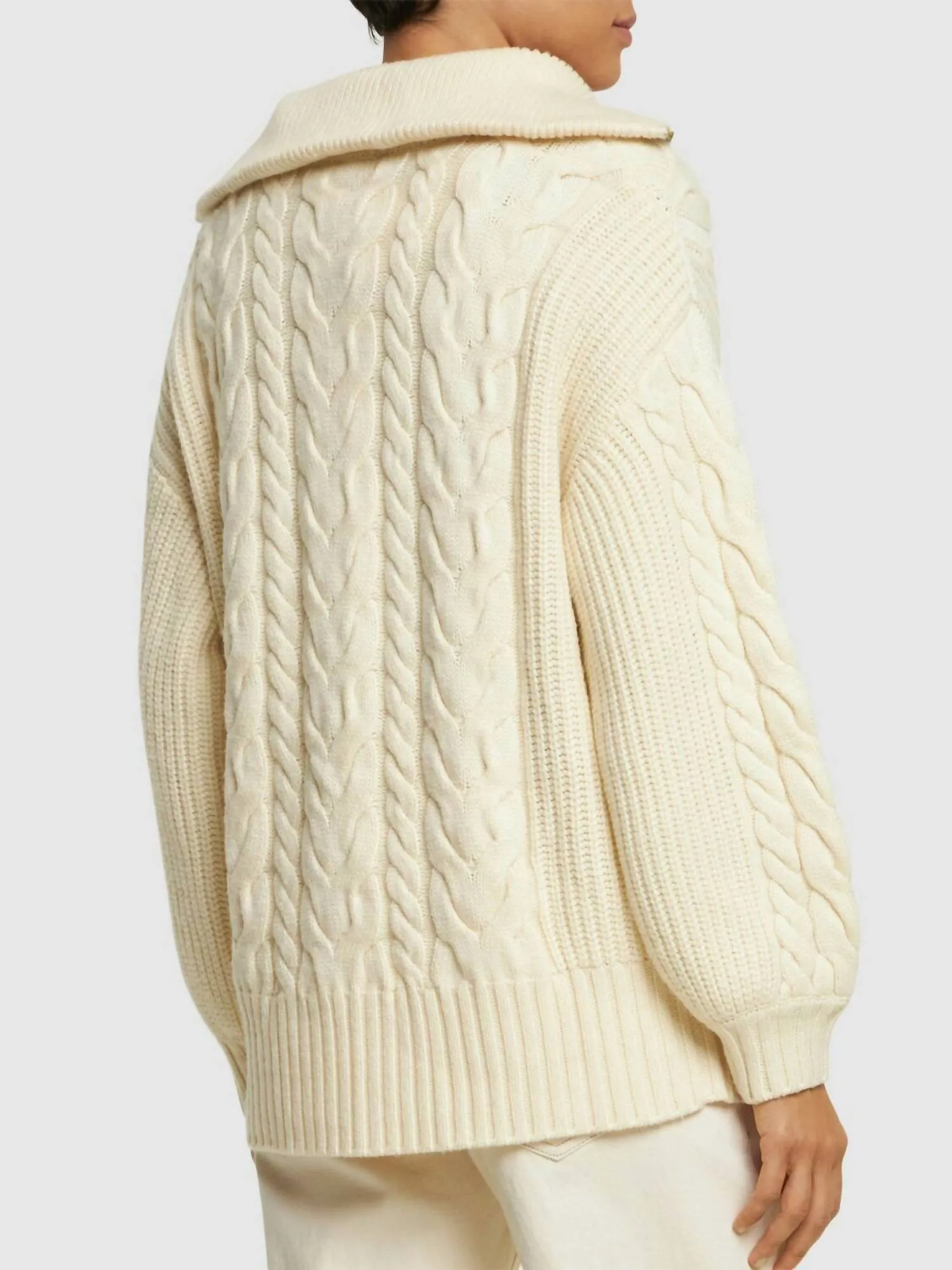 Daria Knit Sweater In Taupe