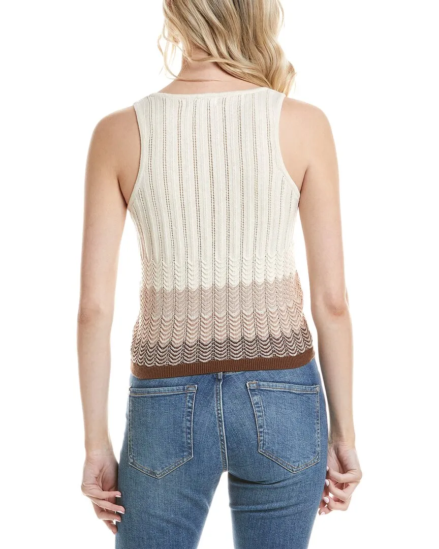 Design History Linen-Blend Sweater Tank