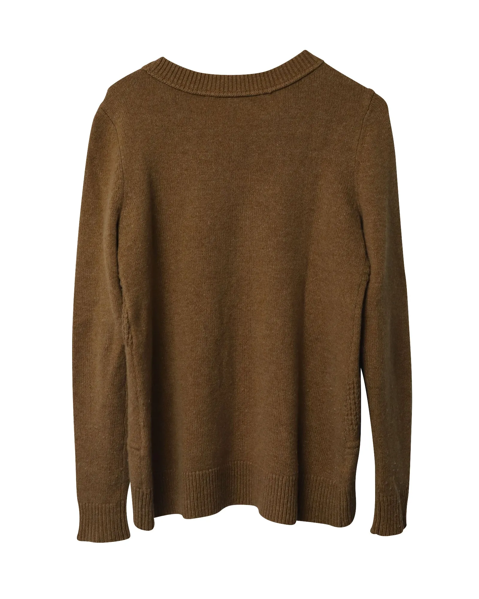 Diane Von Furstenberg Knitted Sweater in Brown Wool