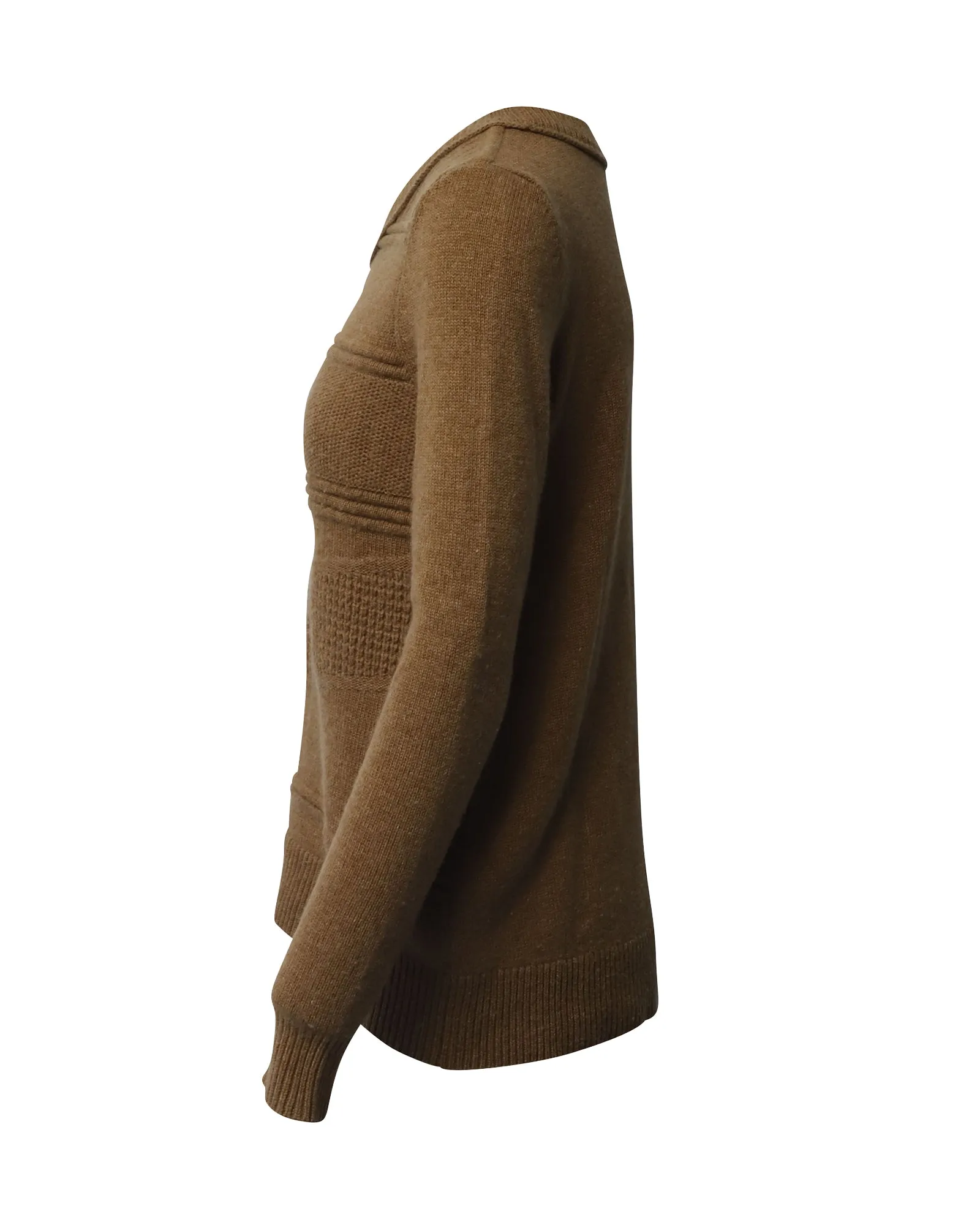 Diane Von Furstenberg Knitted Sweater in Brown Wool