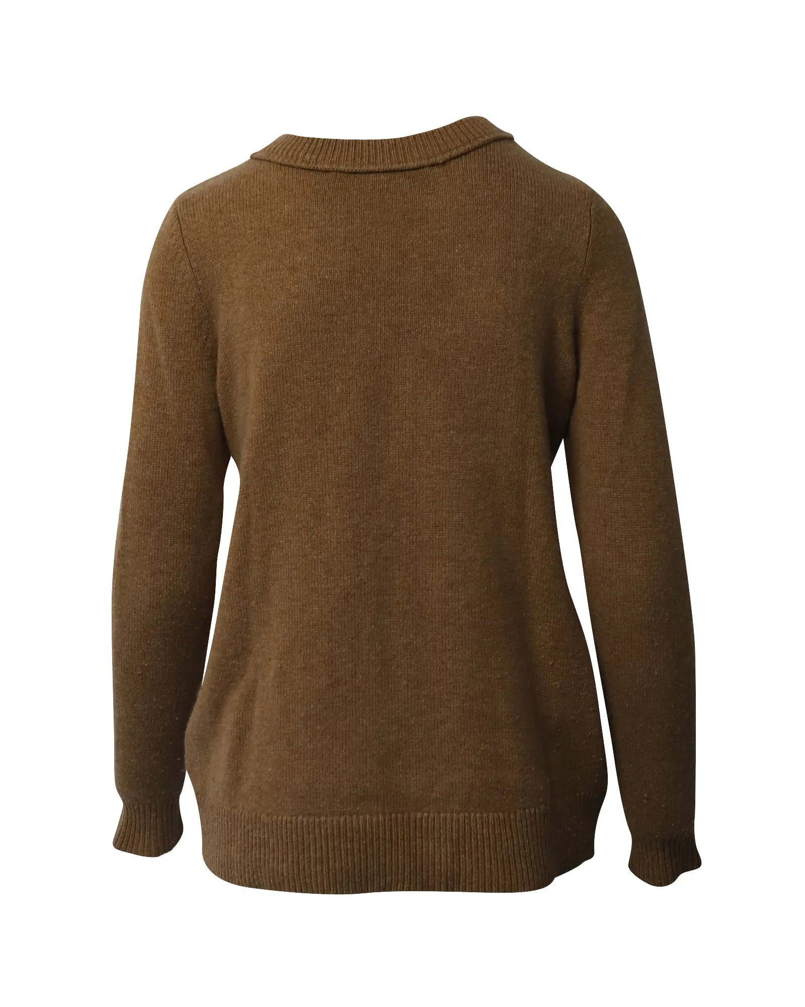 Diane Von Furstenberg Knitted Sweater in Brown Wool
