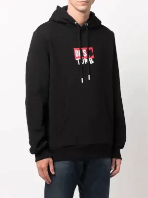 Disturb Hoodie In Black